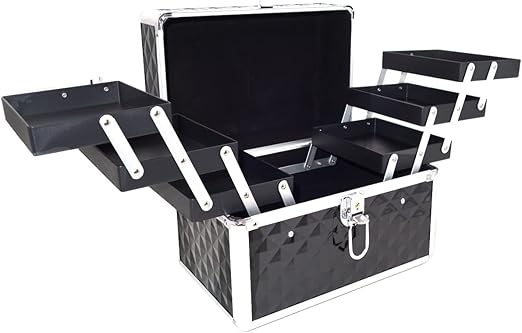 Maleta para Maquiagem, Porta Joias, Bijuterias e Acessórios 2