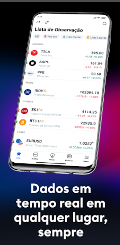 TradingView: Siga os Mercados 3