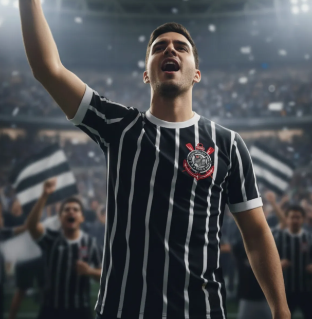 Camiseta Corinthians Democracia 8 Masculina 2