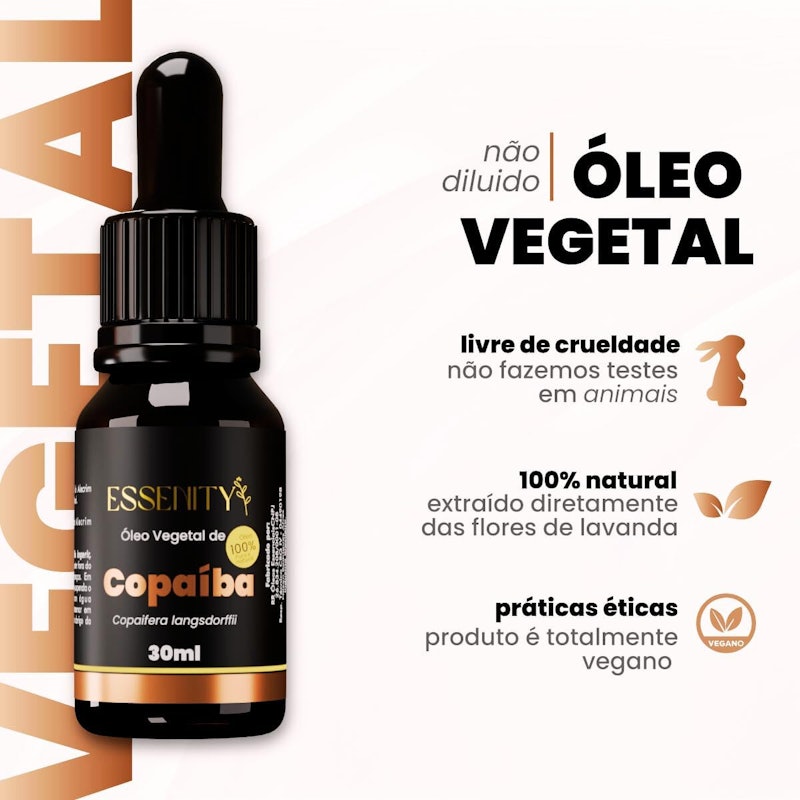 Óleo Vegetal de Copaíba, 100% Puro 3