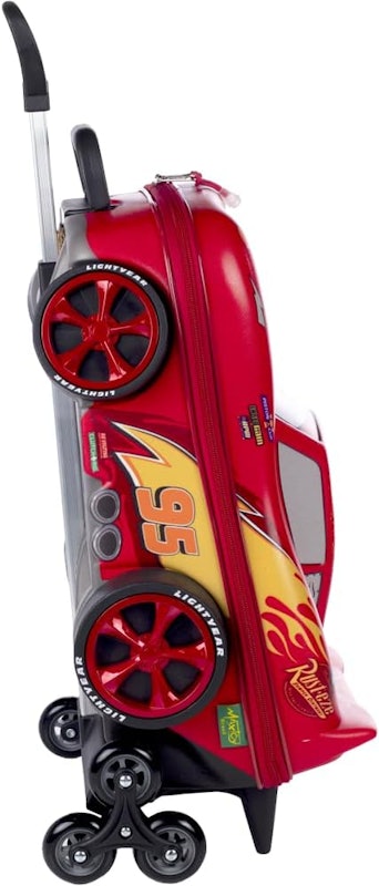 Mochilha Infantil de Rodinha Carros Relâmpago Mcqueen 3D Maxtoy 2