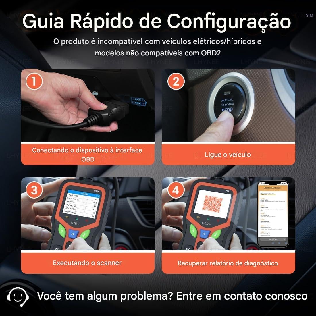 Scanner Automotivo OBD2 LucZeng 3