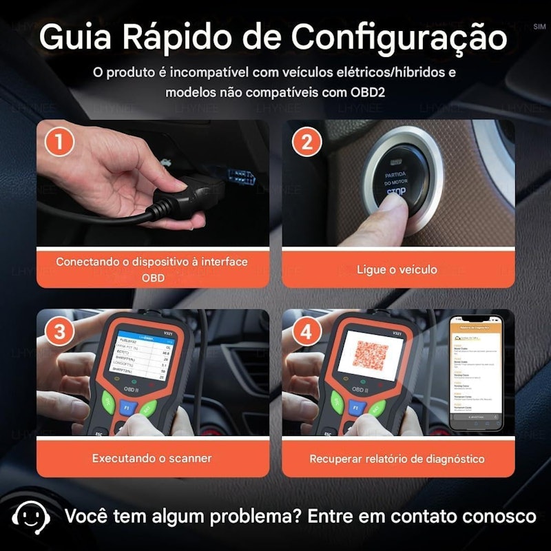 Scanner Automotivo OBD2 LucZeng 3