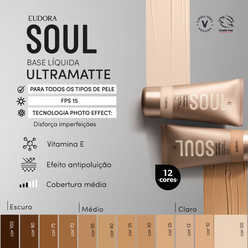 Base Líquida Soul Ultra Matte 3