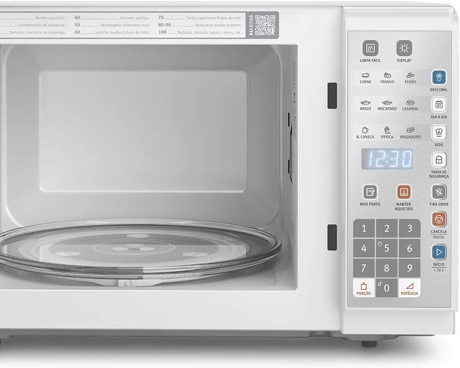 Micro-ondas 31L Branco com Painel Integrado e Display Econômico 2