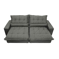 Sofa Retrátil e Reclinável 2,12 m com Molas Ensacadas