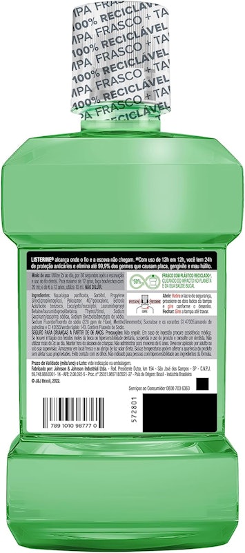 Listerine Anticáries Refrescância Suave Sem Álcool 2