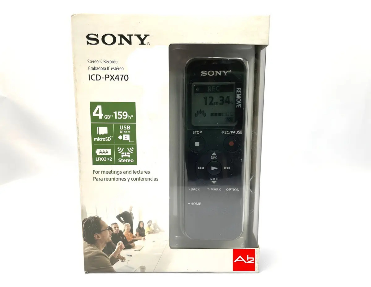 Gravador de Voz Digital Sony PX470 Série PX 4