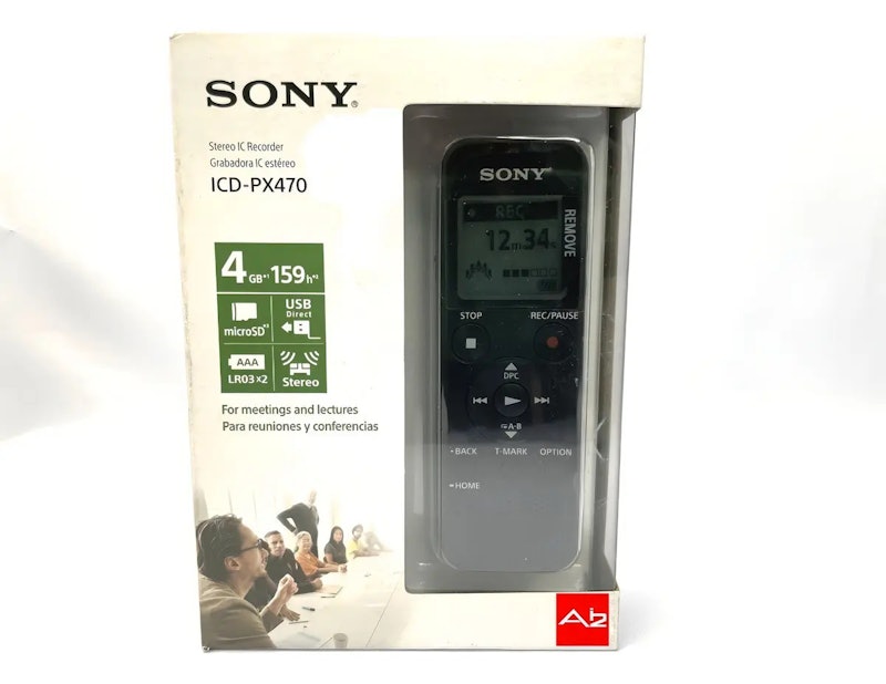 Gravador de Voz Digital Sony PX470 Série PX 4