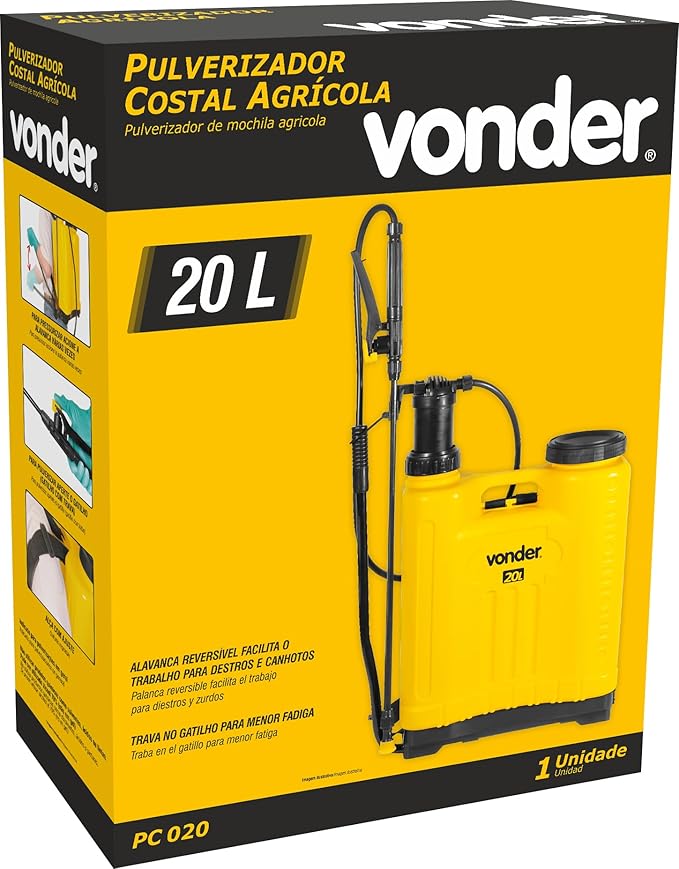 Pulverizador Costal Agrícola 20 Litros PC 020 3