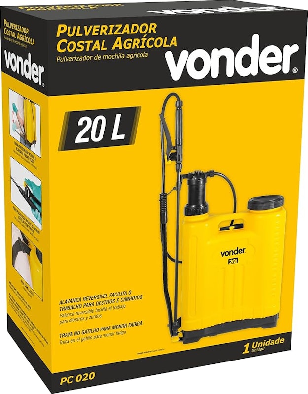 Pulverizador Costal Agrícola 20 Litros PC 020 3