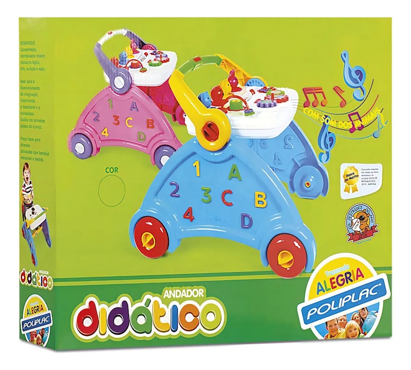 Andador Infantil Didático Poliplac 5