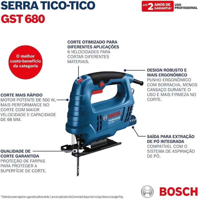 Serra Tico-Tico 500 W com 1 Lâmina 5