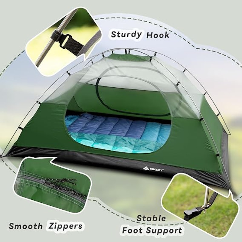 Barraca de Acampamento 2/4 Pessoas Forceatt 3