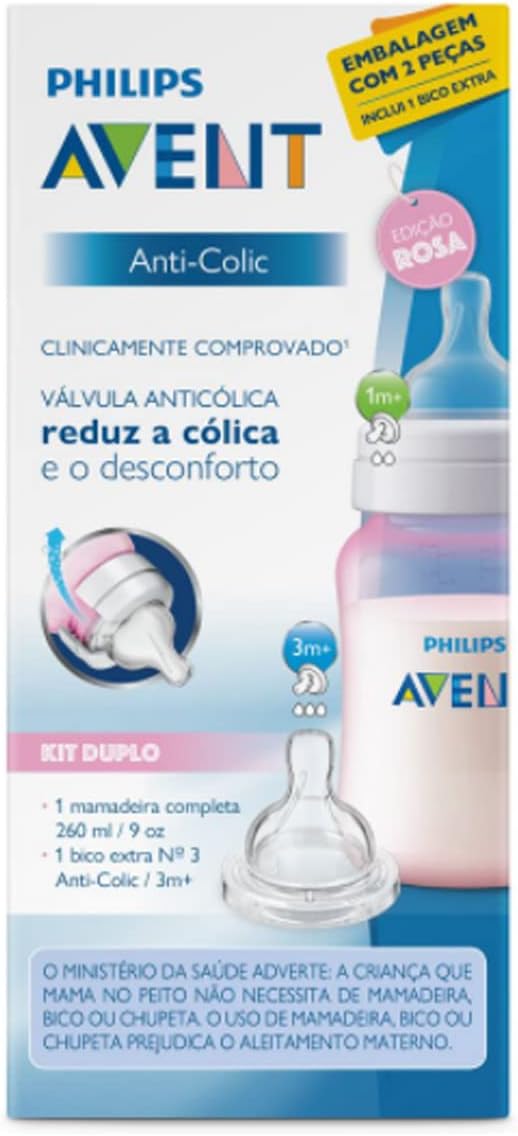 Mamadeira Anticólica Philips Avent 5