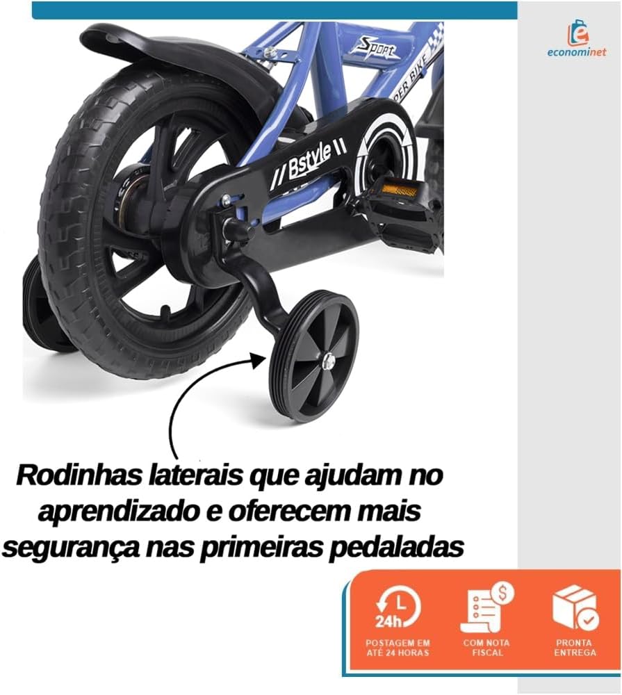 Bicicleta Aro 12 Baby Style Speedy 3