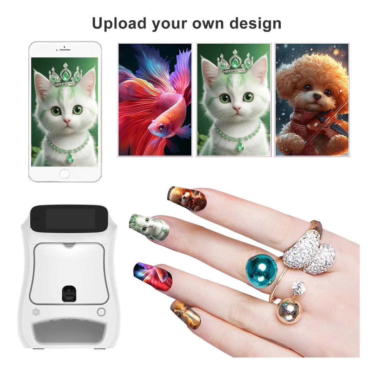Impressora de Unhas com Tela Sensível ao Toque 4