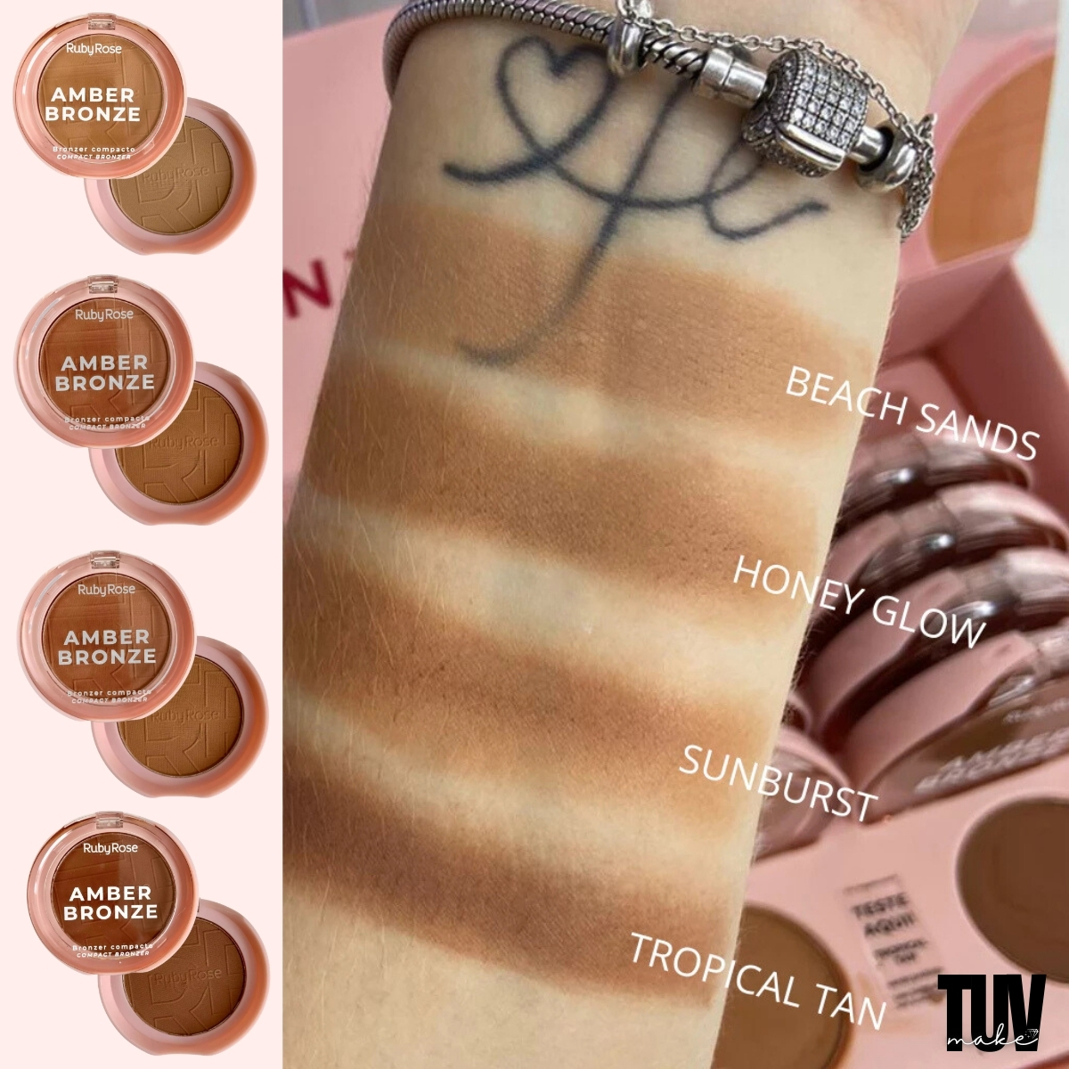 Bronzer Compacto-Amber Bronze Honey Glow 3