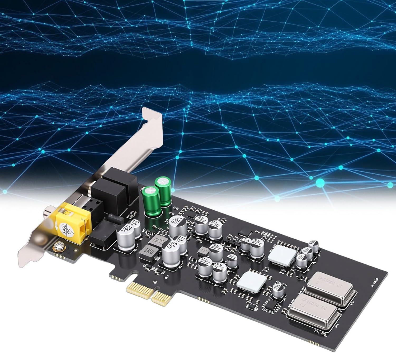 Placa de Som PCIe HiFi Profissional Cosiki 4