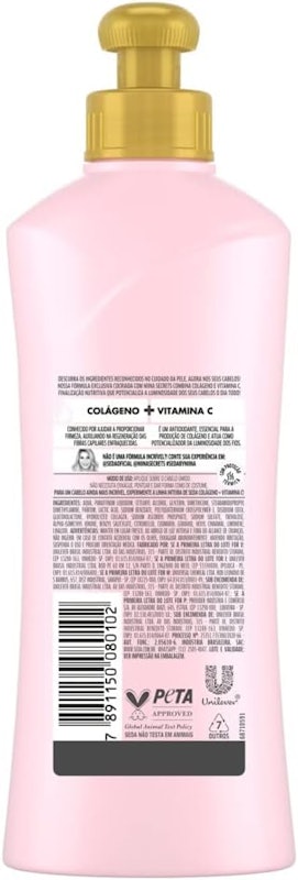 Creme para Pentear Seda By Niina Secrets Colágeno + Vitamina C 3