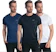 RIPOLL Kit 3 Camiseta Camisa Masculina Dry Fit 1