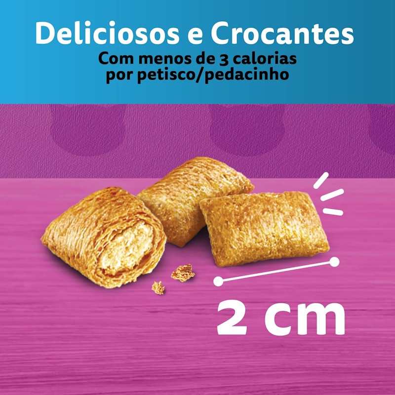 Petiscos para Gatos Adultos Whiskas Pelo Saudável 4