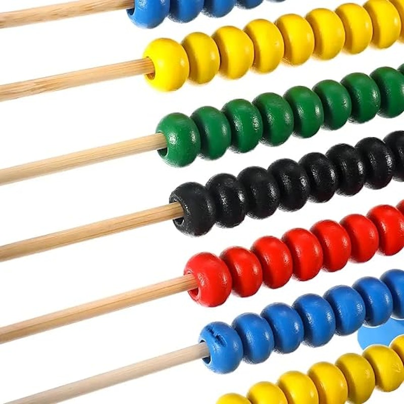 Ábaco Educativo de Madeira Colorido 4