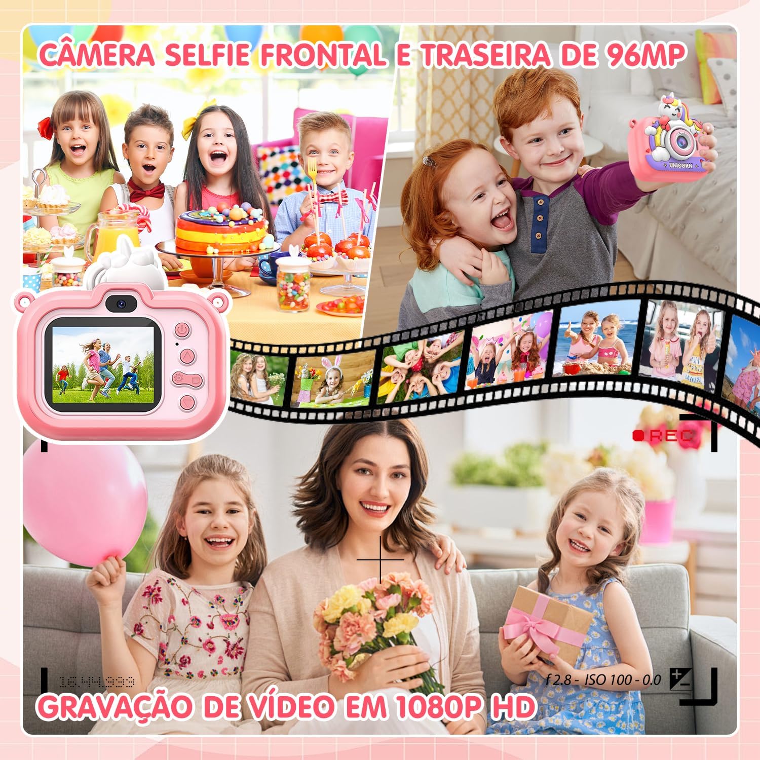Máquina Fotográfica Infantil Truerza 3