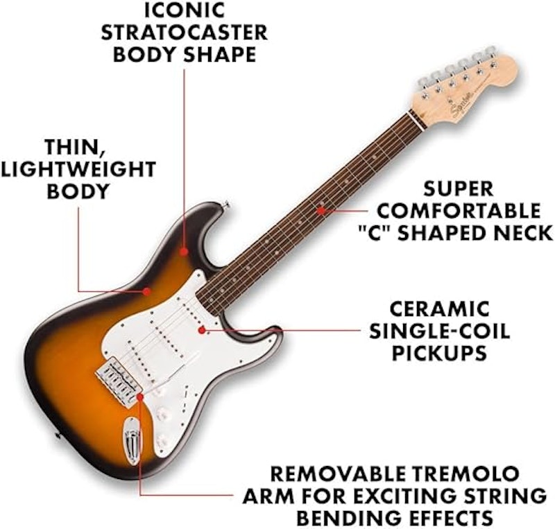 Guitarra Elétrica Fender Squier Debut Series Stratocaster 2