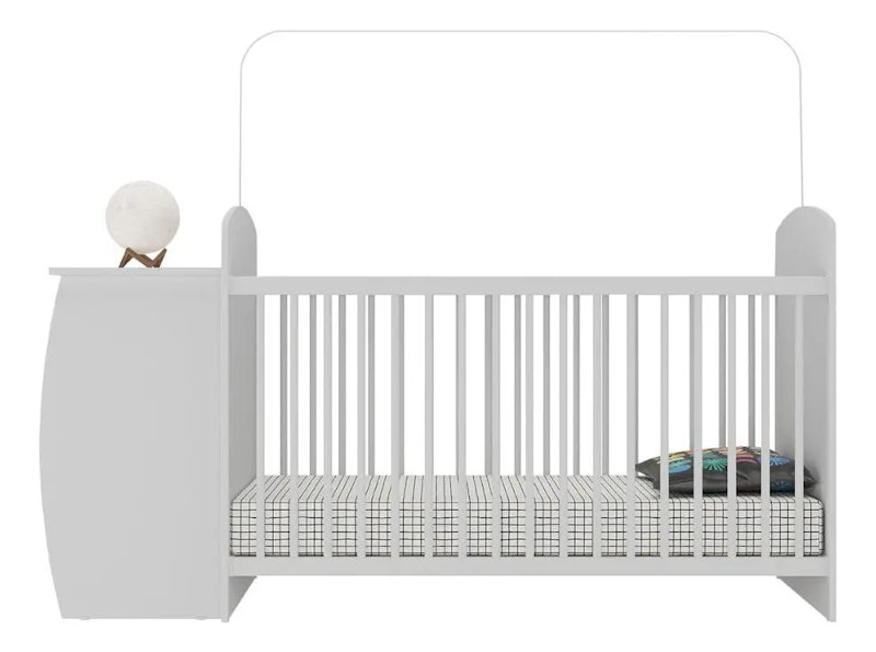 Berço Cômoda Cajuzinho para Colchão 60 x 130 cm Multimóveis 2