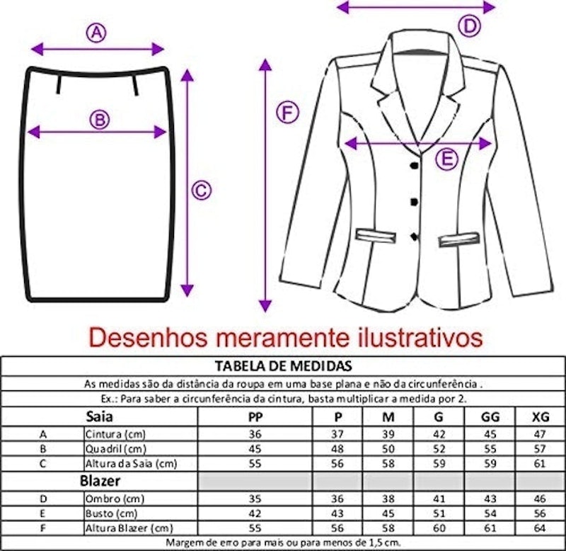 Conjunto Terninho Feminino Blazer sem Forro 3
