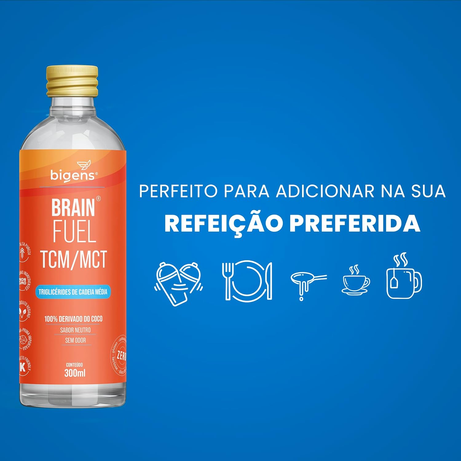 Brain Fuel TCM 100% Óleo de Coco 4