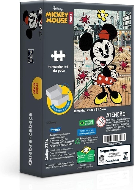 Quebra-Cabeça Nano 500 Peças Minnie 3