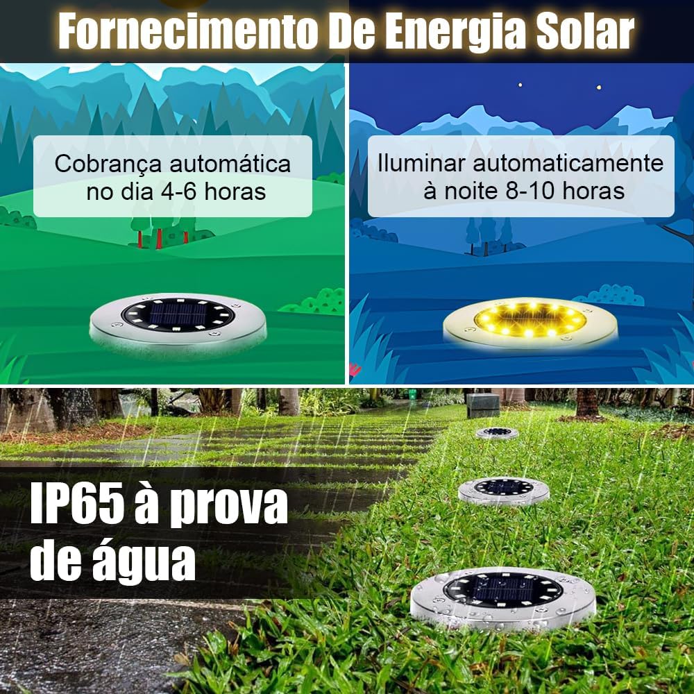 Luminaria Solar Externa 4