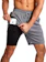 INSIDE SPORTS Short Masculino Academia 2 em 1 Bermuda Dry Fit 1