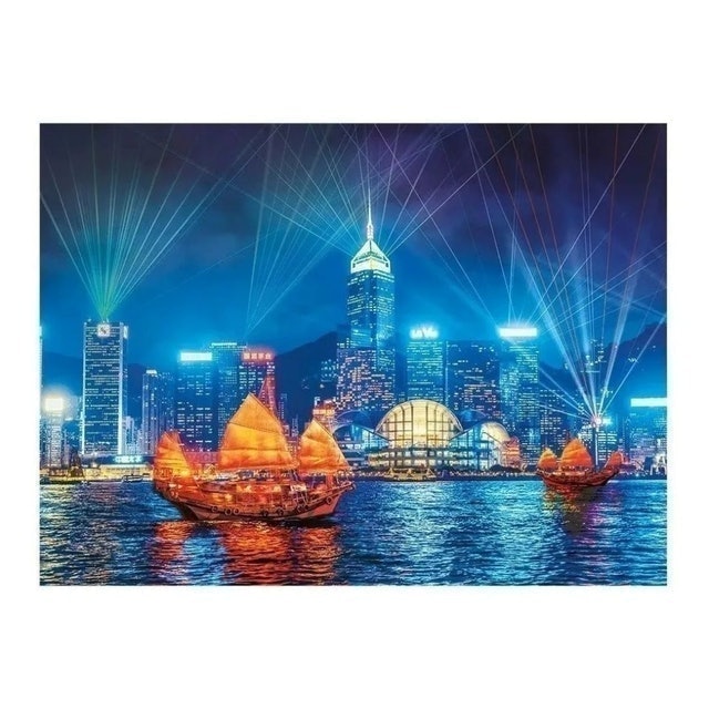 Puzzle 500 Peças Duplo Skylines Cosmopolitas 3