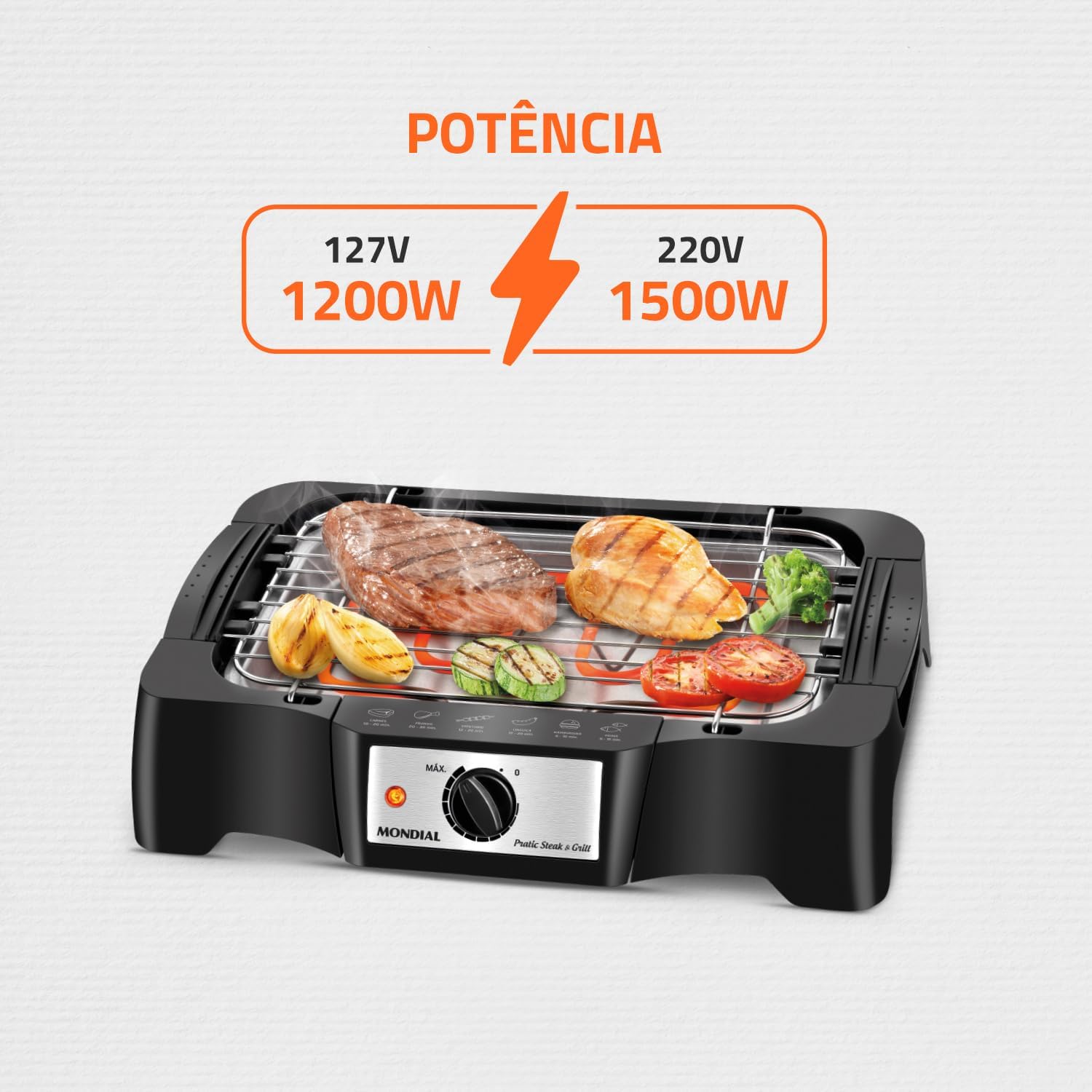 Churrasqueira Elétrica Pratic Steak & Grill II 4