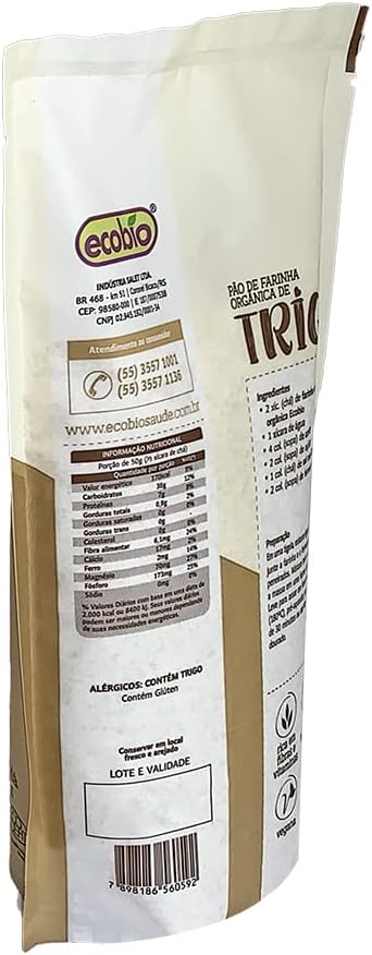 Farinha de Trigo Integral Produto Orgânico 3