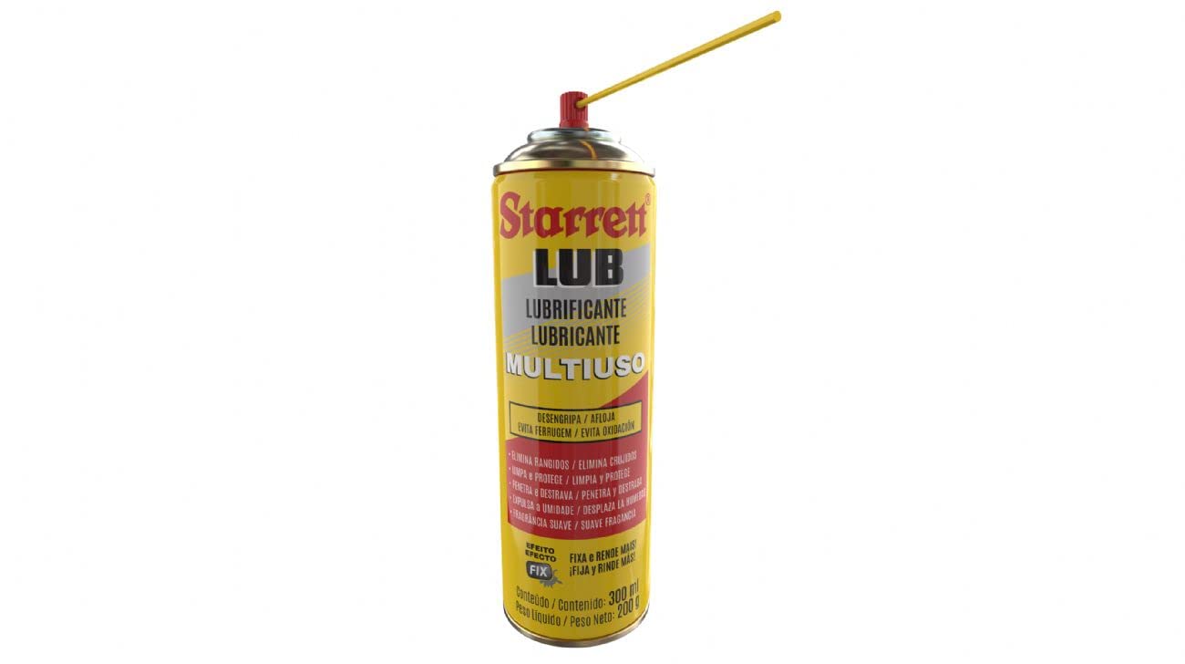 Desingripante e Lubrificante Spray Multiúso Lube Starrett 3