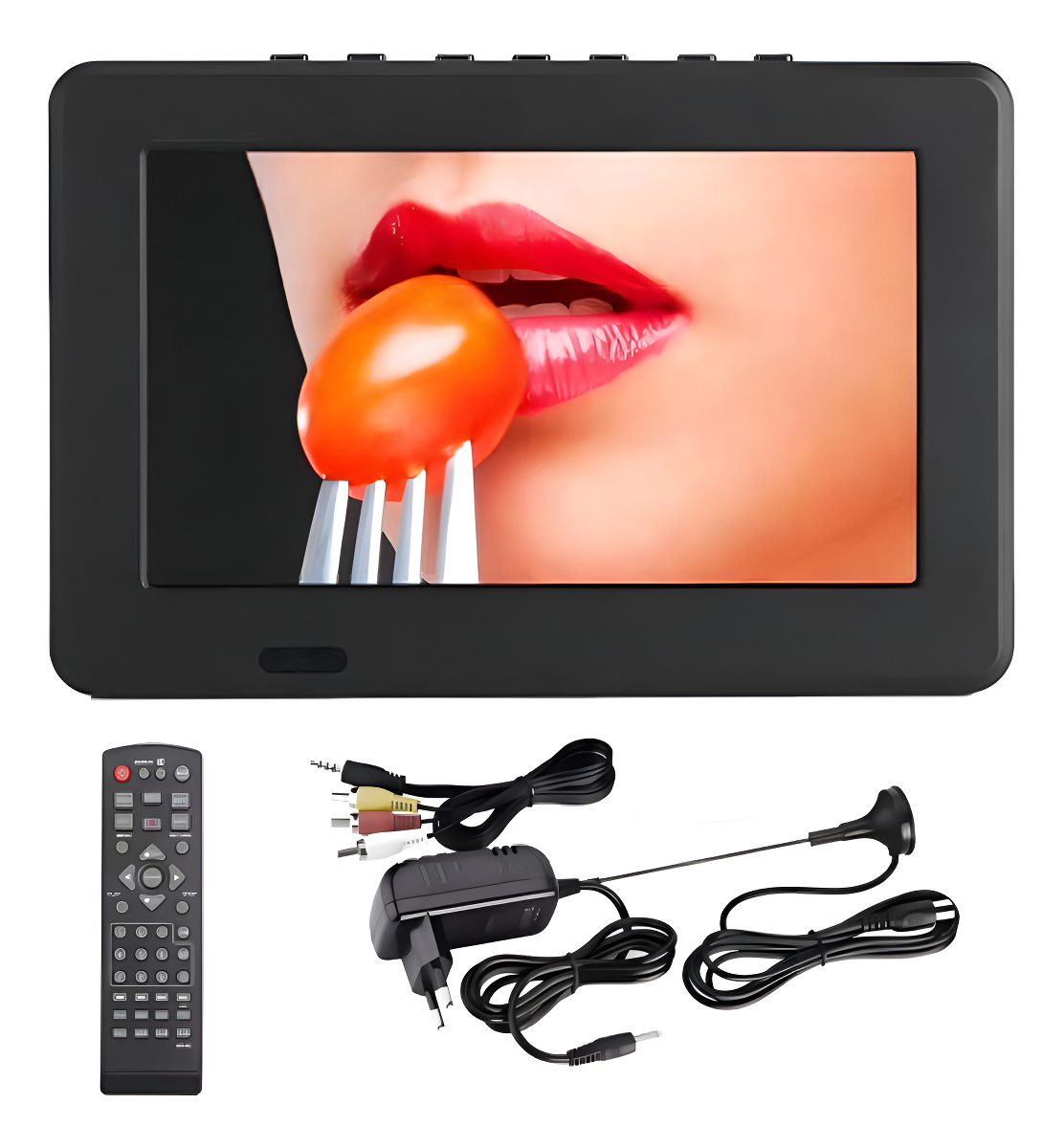 TV Digital Oasis 9" Portátil LED HD Monitor USB Card TF 1
