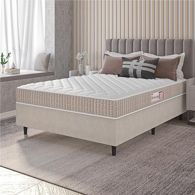 Cama Box Colchão Casal Espuma D33 New Millenium 2