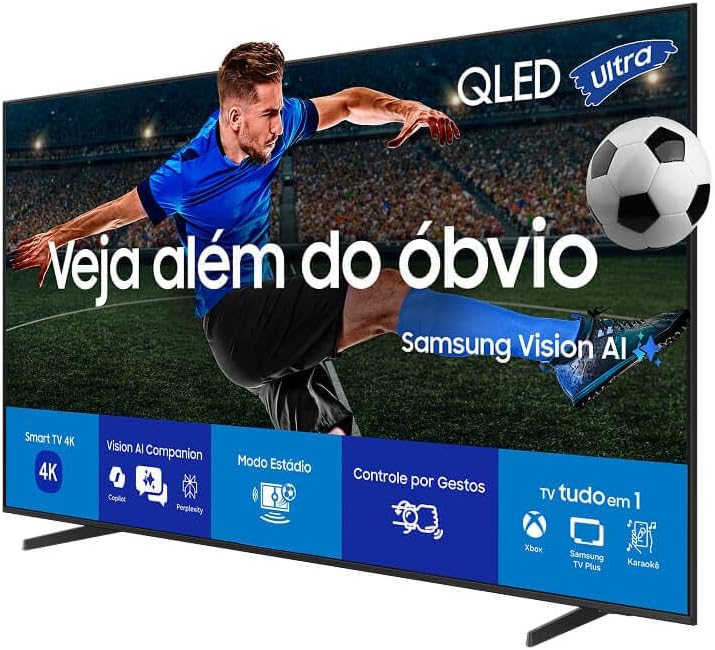 Vision AI TV 75 Polegadas QLED 4K QEF1 2025 2