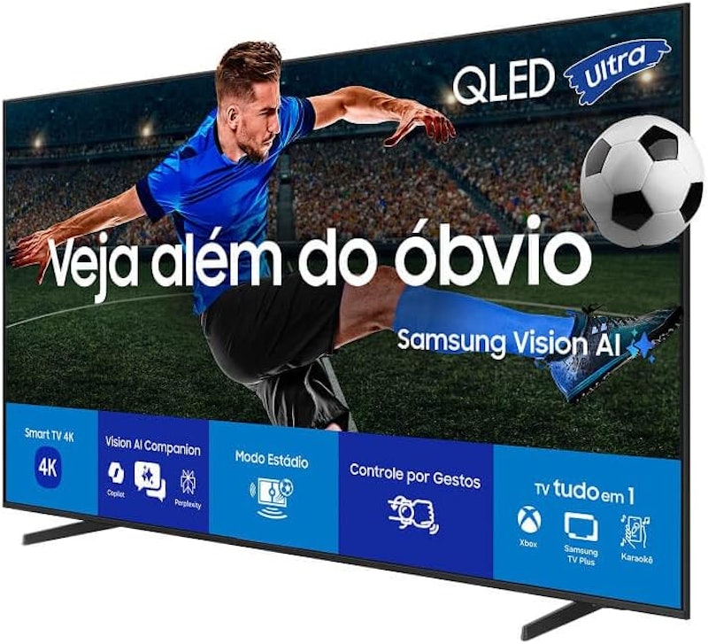 Vision AI TV 75 Polegadas QLED 4K QEF1 2025 2