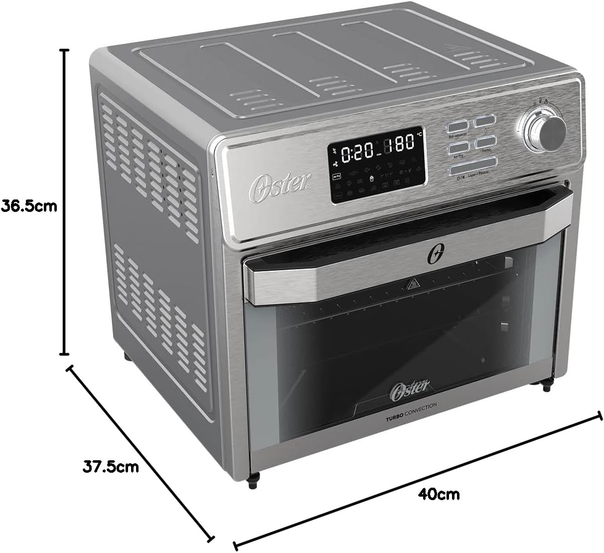 Forno e Fryer 25 L Oster Multifunções 10 em 1 5