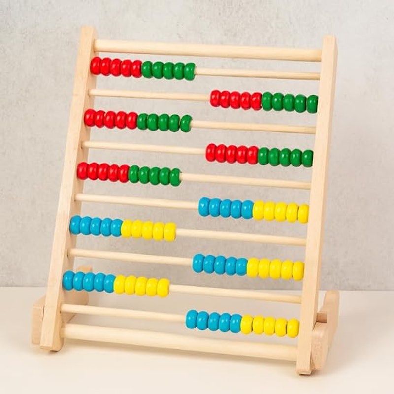 Ábaco Educativo de Madeira Colorido 5