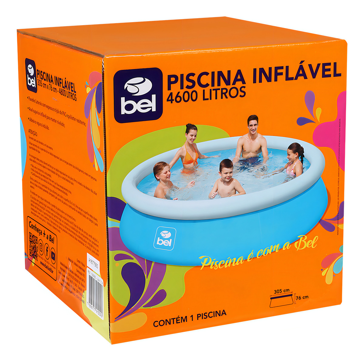 Piscina Inflável 4.600 L 5