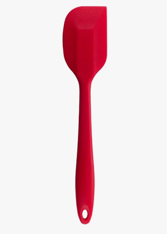 Espátula de Silicone Duplo Reta Pão Duro Pequena 1