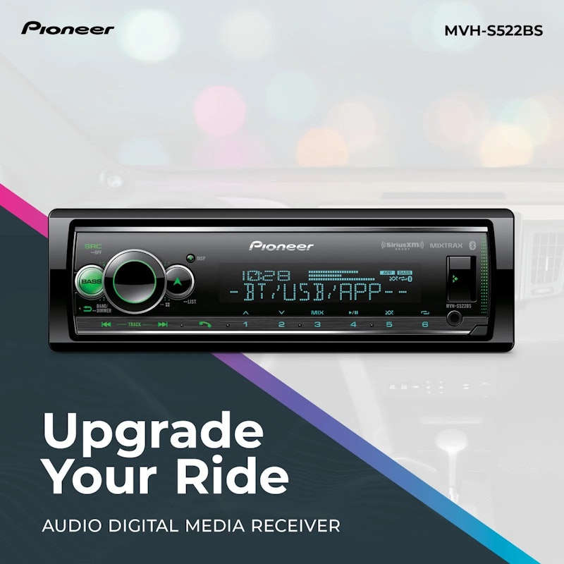 Som Automotivo Pioneer MVH-S522BS 2