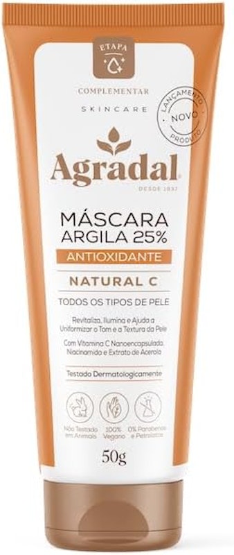 Máscara Argila 25% Antioxidante Natural C 50 g 2