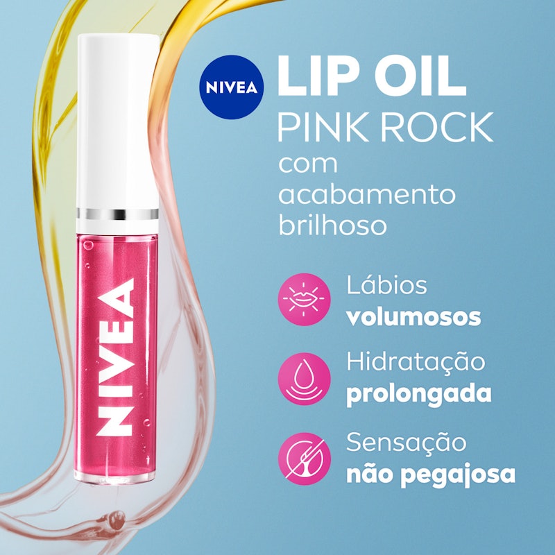 Nivea Lip Oil Brilho Nutritivo Pink Rock 2